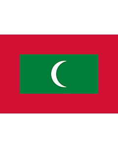 Fahne: Flagge: Malediven