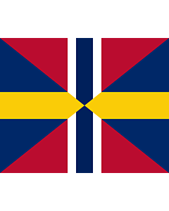 Drapeau: Union Jack of Sweden and Norway 1844-1905