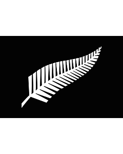 Drapeau: Silver fern | A Silver Fern flag, a proposed new New Zealand | Silberfarn-Flagge