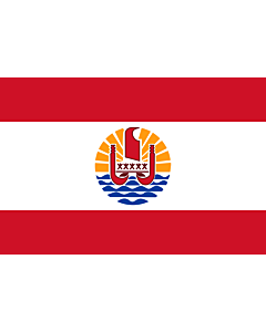 Fahne: Flagge: Französisch-Polynesien