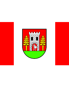 Fahne: Flagge: POL gmina Wielbark | Wielbark Commune | Gminy Wielbark