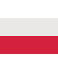 Drapeau: Poland corrected | W en Flag of Poland with official colors translated by Polish Wikipedian pl Wikipedysta DeJotPe per his Polish-language discussion on pl Dyskusja Flaga Polski and his translation of the official colors into sRGB -- white #E9E8E