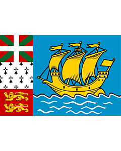 Drapeau: Saint-Pierre-et-Miquelon