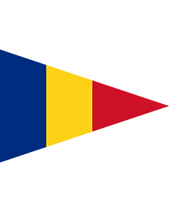 Fahne: Flagge: Romanian Lieutenant Commander  1939
