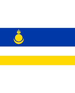 Bandiera: Repubblica di Buriazia