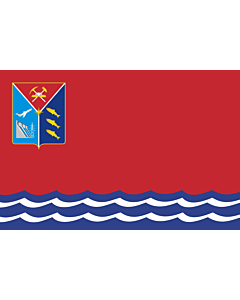Fahne: Flagge: Oblast Magadan