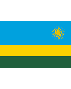 Fahne: Flagge: Ruanda