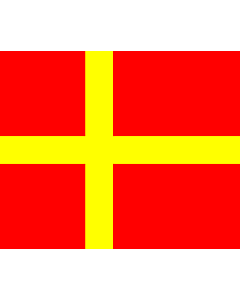 Fahne: Flagge: Skåne | Skåne, Sweden | Skånes