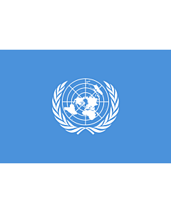 Drapeau: Organisation des Nations unies, ONU