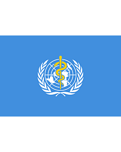 Bandiera: WHO | World Health Organization | L Organisation mondiale de la santé