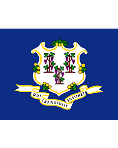 Fahne: Flagge: Connecticut