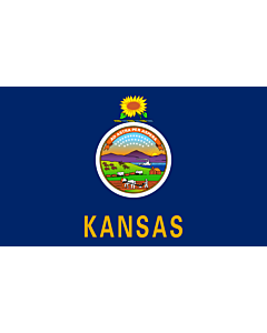 Fahne: Flagge: Kansas
