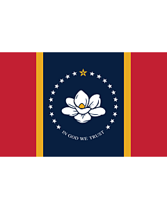 Fahne: Flagge: Mississippi