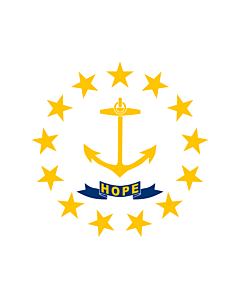Bandiera: Stato del Rhode Island e le Piantagioni di Providence