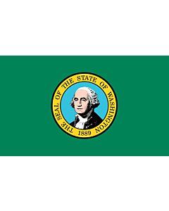 Fahne: Flagge: Washington