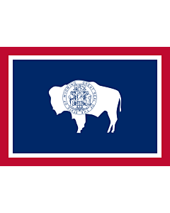 Fahne: Flagge: Wyoming