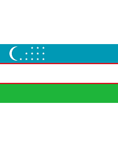 Bandiera: Uzbekistan