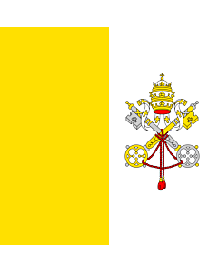 Drapeau: Vatican (Saint-Siège)
