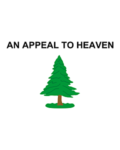 Drapeau: An Appeal to Heaven | An Appeal to Heaven Flag  also called the Pine Tree Flag