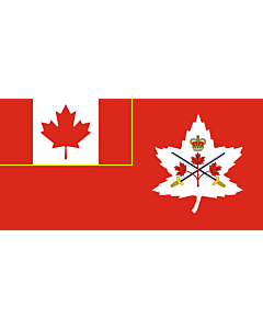 Fahne: Flagge: Canadian Army | Canadian Army, adopted in 14 July 2016
