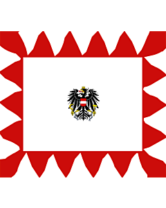 Bandiera: Stander General Austria | For signalling General on Board | Tander für ein General von Österreich