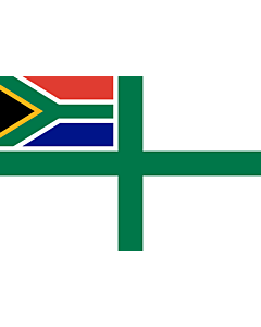 Drapeau: Naval Ensign of South Africa