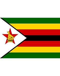 Fahne: Flagge: Simbabwe