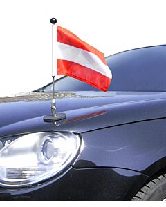  Magnetic Car Flag Pole Diplomat-1.30 Austria