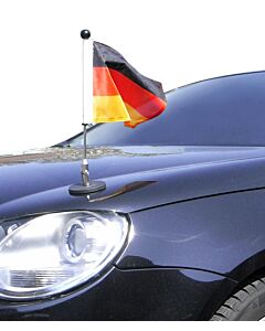  magnetisch haftender Autofahnen-Ständer Diplomat-1 Deutschland