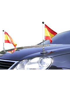  Par  Soporte de bandera para coches con sujeción magnética Diplomat-1 España