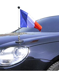  Porte-drapeau de voiture Diplomat-1.30 France à adhésion magnétique 