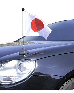  magnetisch haftender Autofahnen-Ständer Diplomat-1 Japan