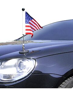  magnetisch haftender Autofahnen-Ständer Diplomat-1.30 USA