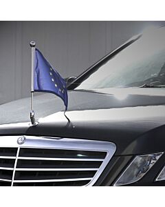  Porte-drapeau de voiture Diplomat-Star pour berline Mercedes-Benz  pour Mercedes-Benz C (W204), E (W211, W212, W213), S (W221, W222)