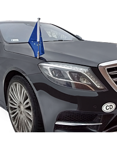  Car Flag Pole Diplomat-Z-Chrome-MB-W222  for Mercedes-Benz S (W222) (2013-2020)