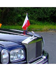  Autoflaggen-Ständer Diplomat-Z-Chrome-PRO Polen