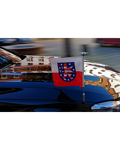  Porte-drapeau de voiture Diplomat-Z-Chrome-PRO-BMW-7-G11  pour BMW 7 (G11 & G12) (2015-2022)