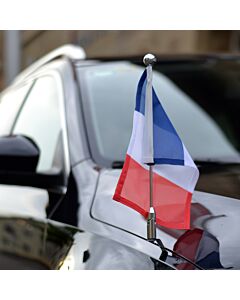  Autoflaggen-Ständer Diplomat-Z-Chrome-PRO Frankreich