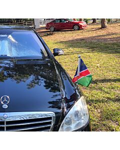  Porte-drapeau de voiture Diplomat-Z-Chrome-PRO-MB-W221 